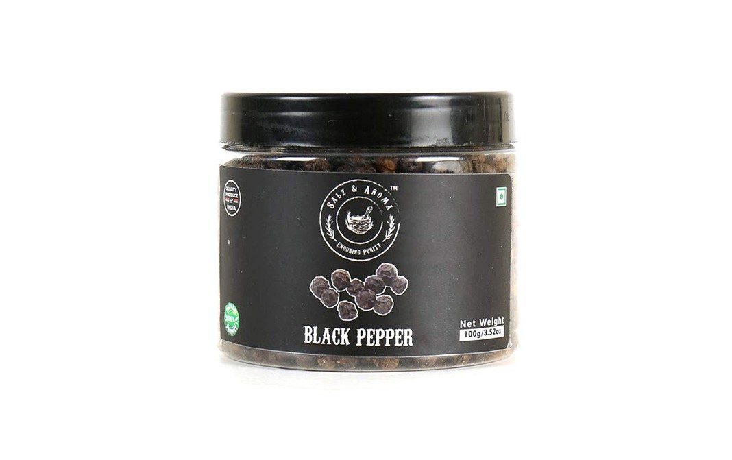 Salz & Aroma Black Pepper   Plastic Jar  100 grams